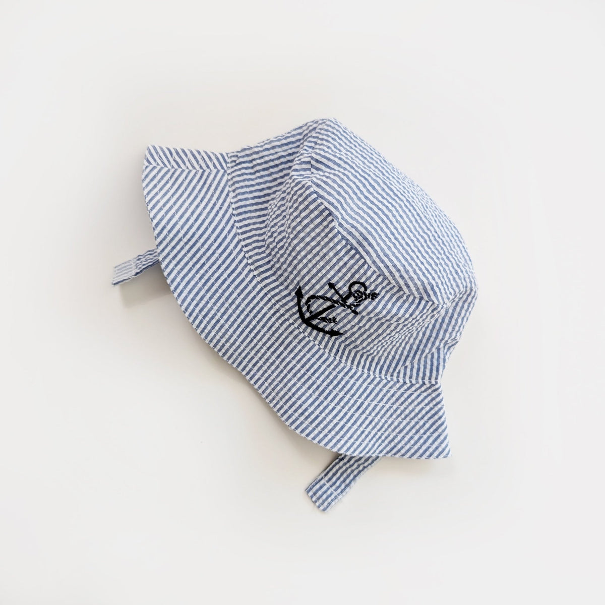 Anchor UPF 25+ Seersucker Bucket Hat - Sunhat