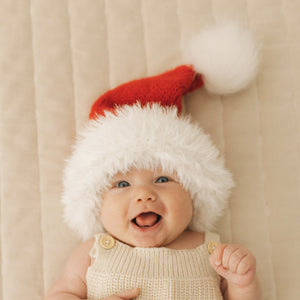 Furry Santa Beanie Hat for for Baby, Kids & Adults - Beanie Hats