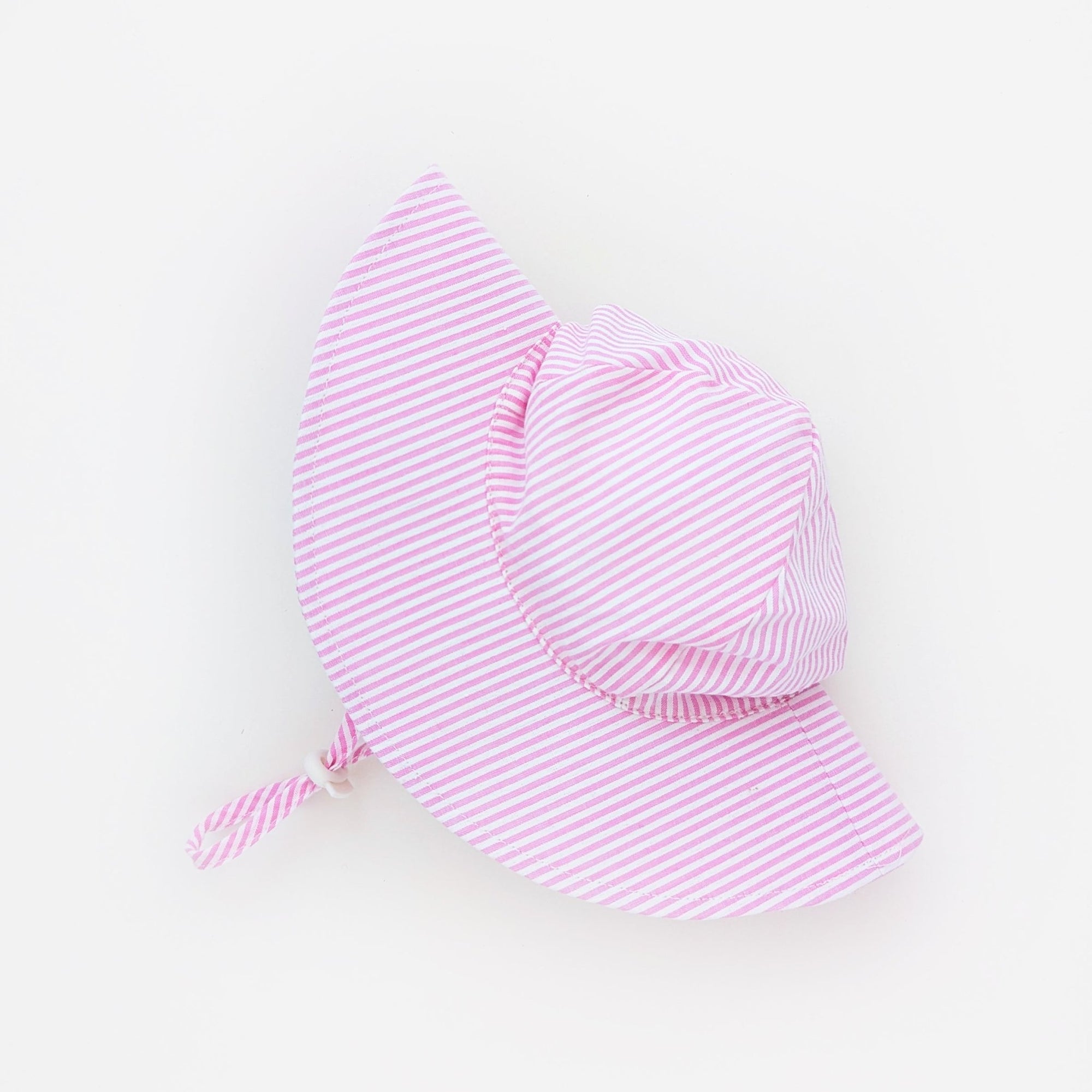 Pink Seersucker Sunhat UPF 50+ Baby & Toddler - Sunhat