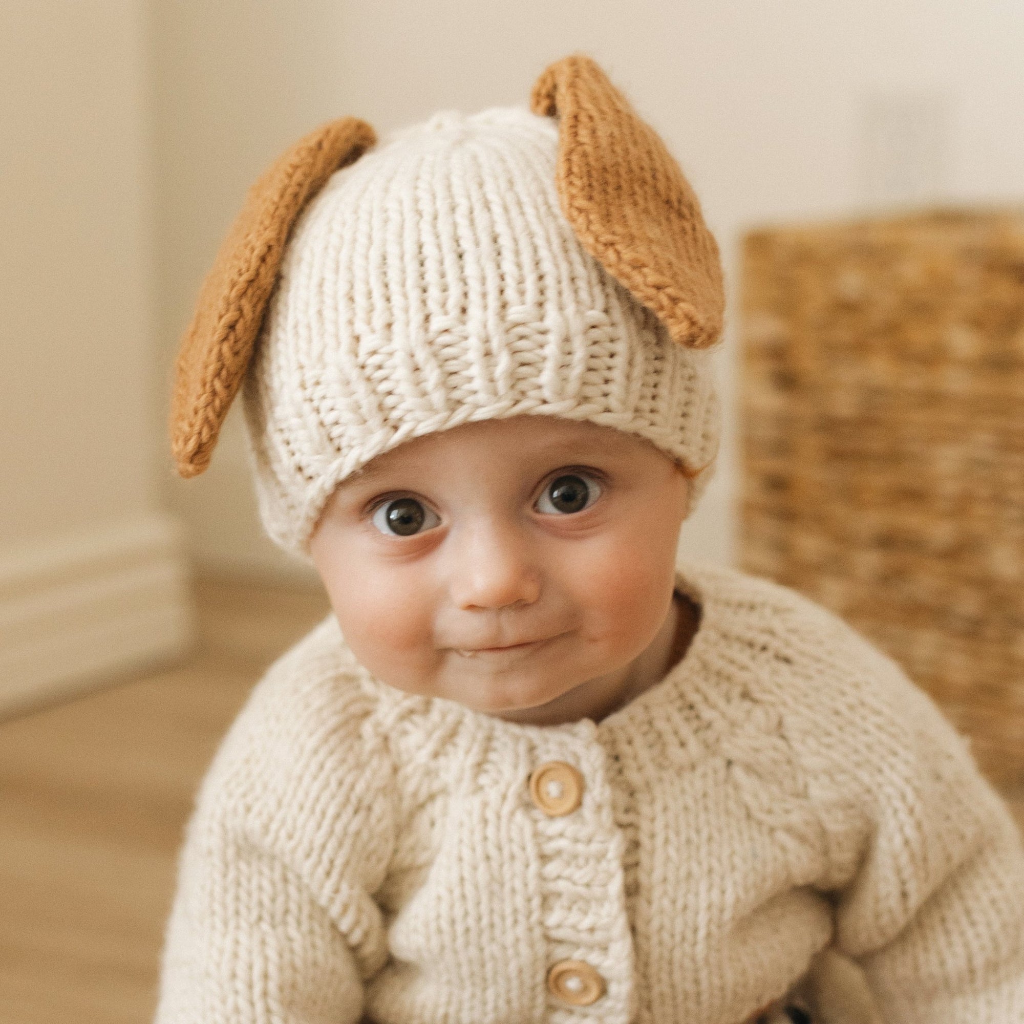 Puppy Dog Beanie Hat for Baby & Kids - Beanie Hats