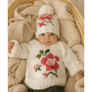 Rose Crew Neck Sweater for Baby & Toddler - Sweaters