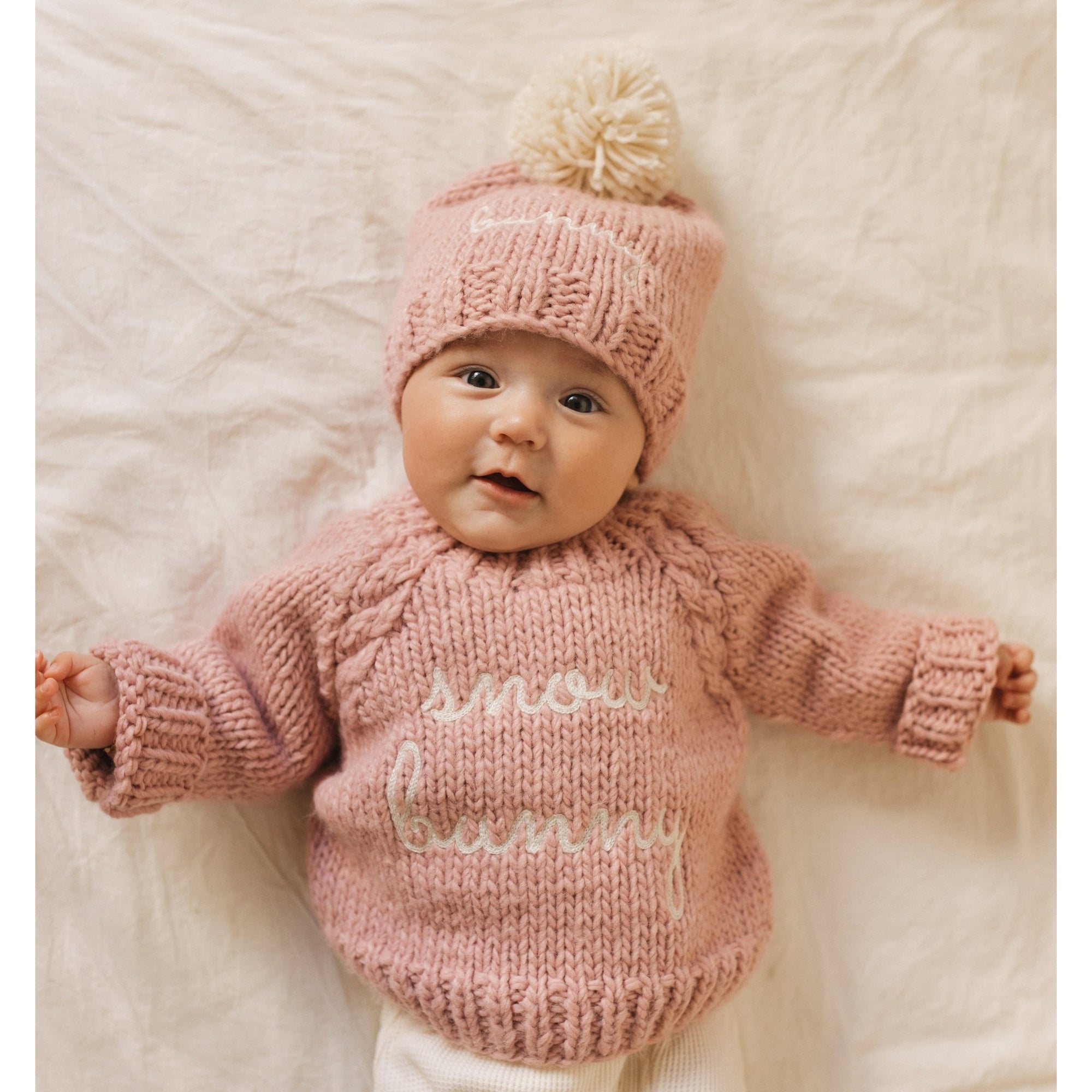 Snow Bunny Rosy Crew Neck Sweater for Baby & Toddler - Sweaters