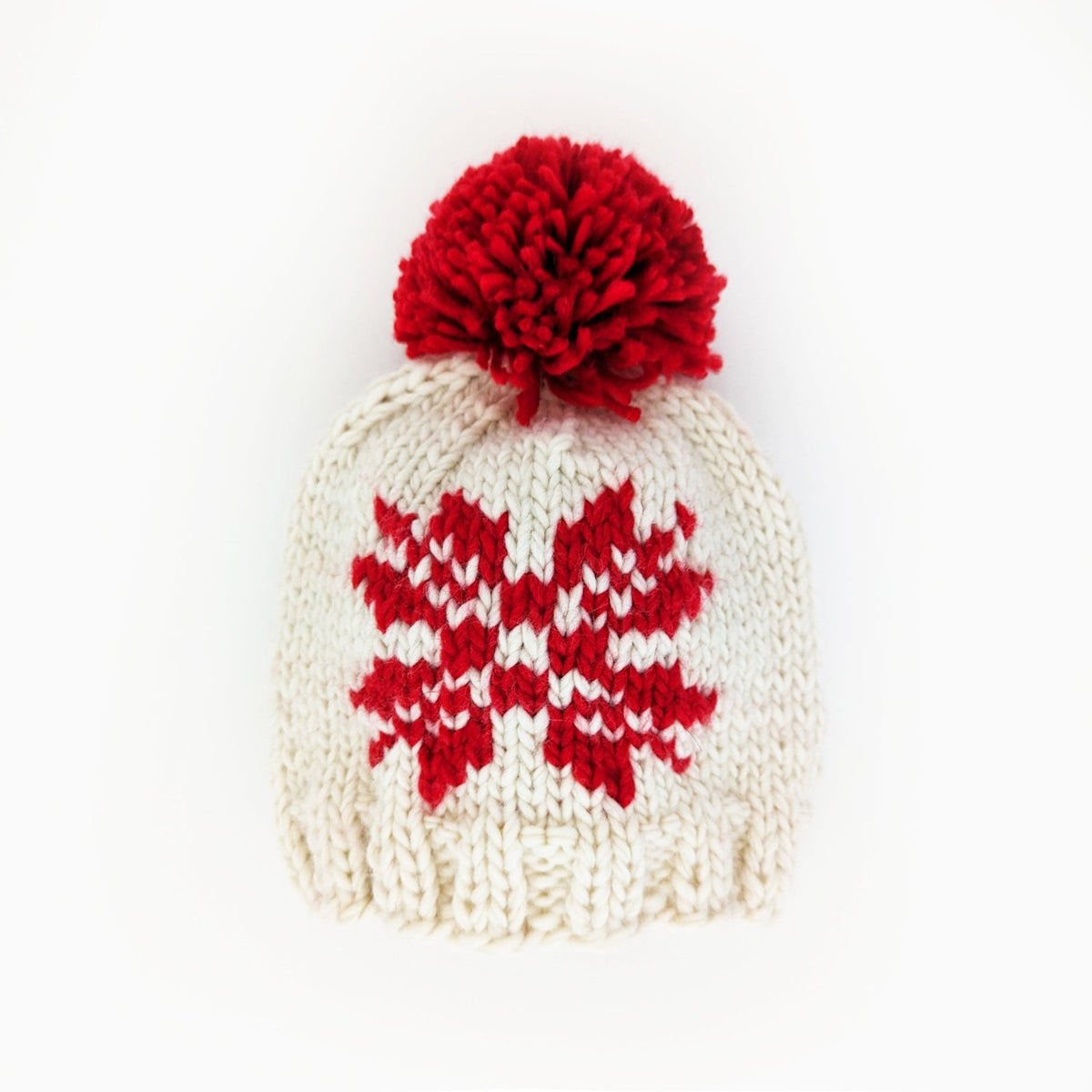 Snowflake Natural Beanie Hat for Baby &amp; Kids - Beanie Hats