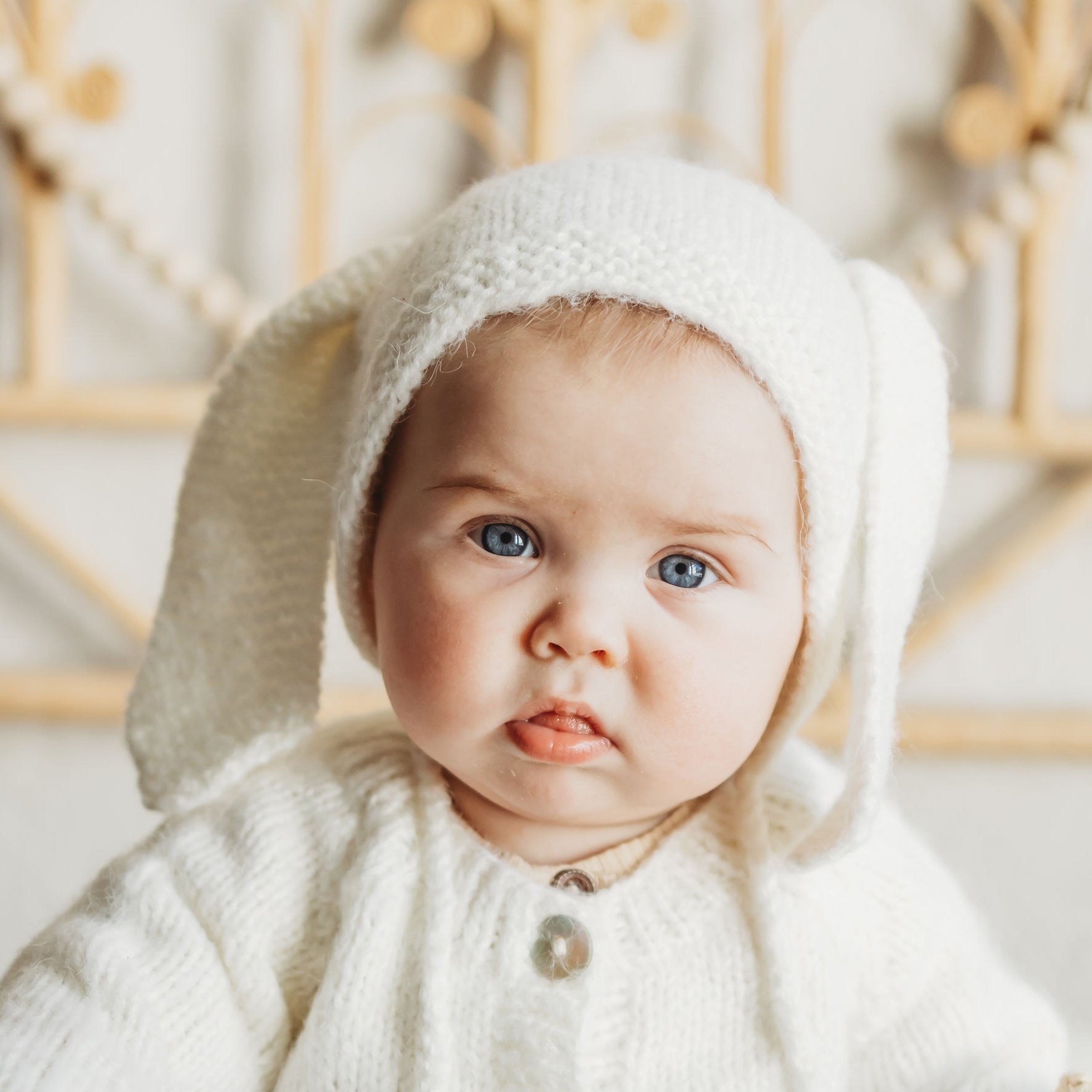 Angora Bunny Bonnet - Beanie Hats