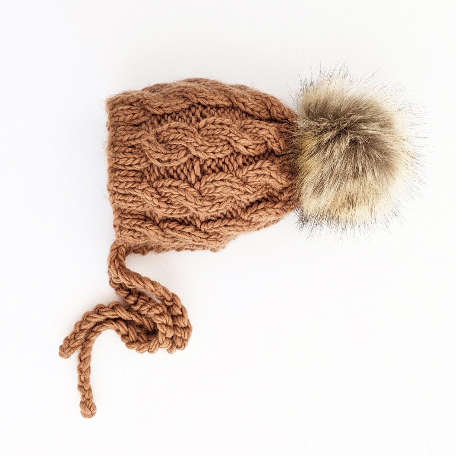 Rebel Pecan Knit Beanie Hat | Huggalugs 2-6 Years