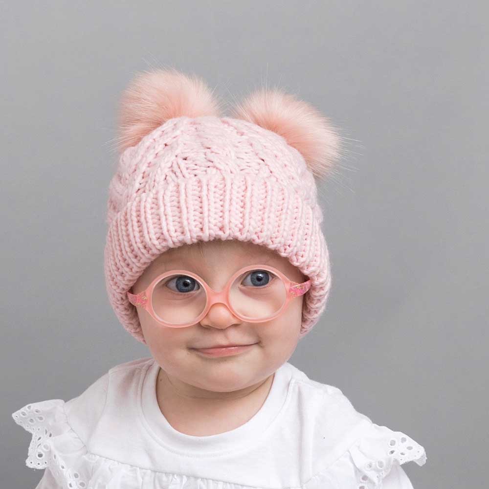 Blush Pink Fluffer Beanie Hat - Beanie Hats