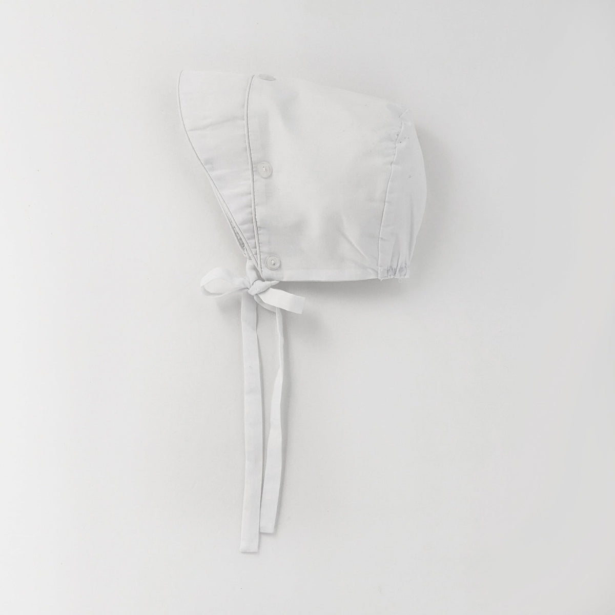 Boys Solid White Bonnet - bonnets