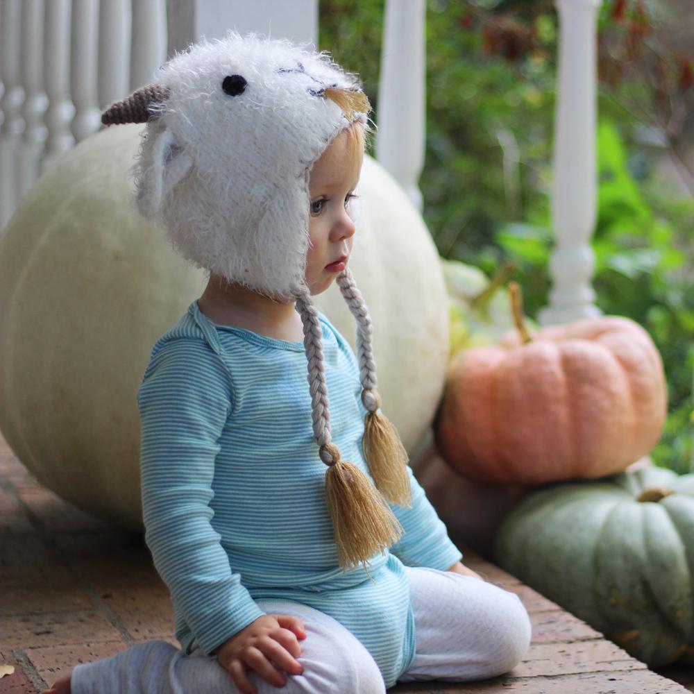 Goat Earflap Beanie Hat - Beanie Hats