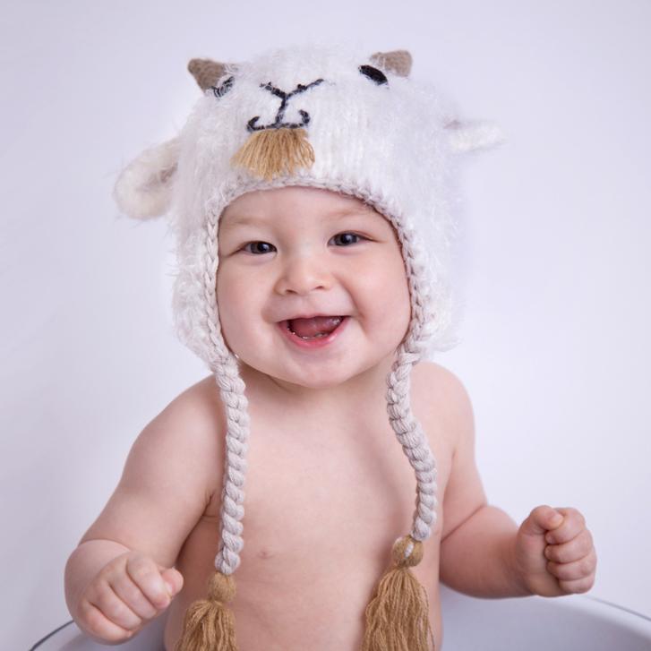 Goat Earflap Beanie Hat - Beanie Hats