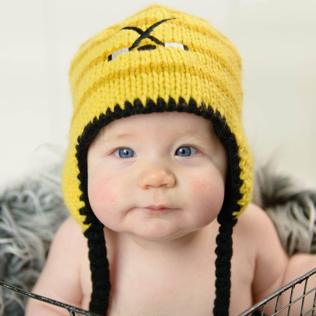 Hockey Beanie Hat for Babies, Toddlers & Kids - Huggalugs