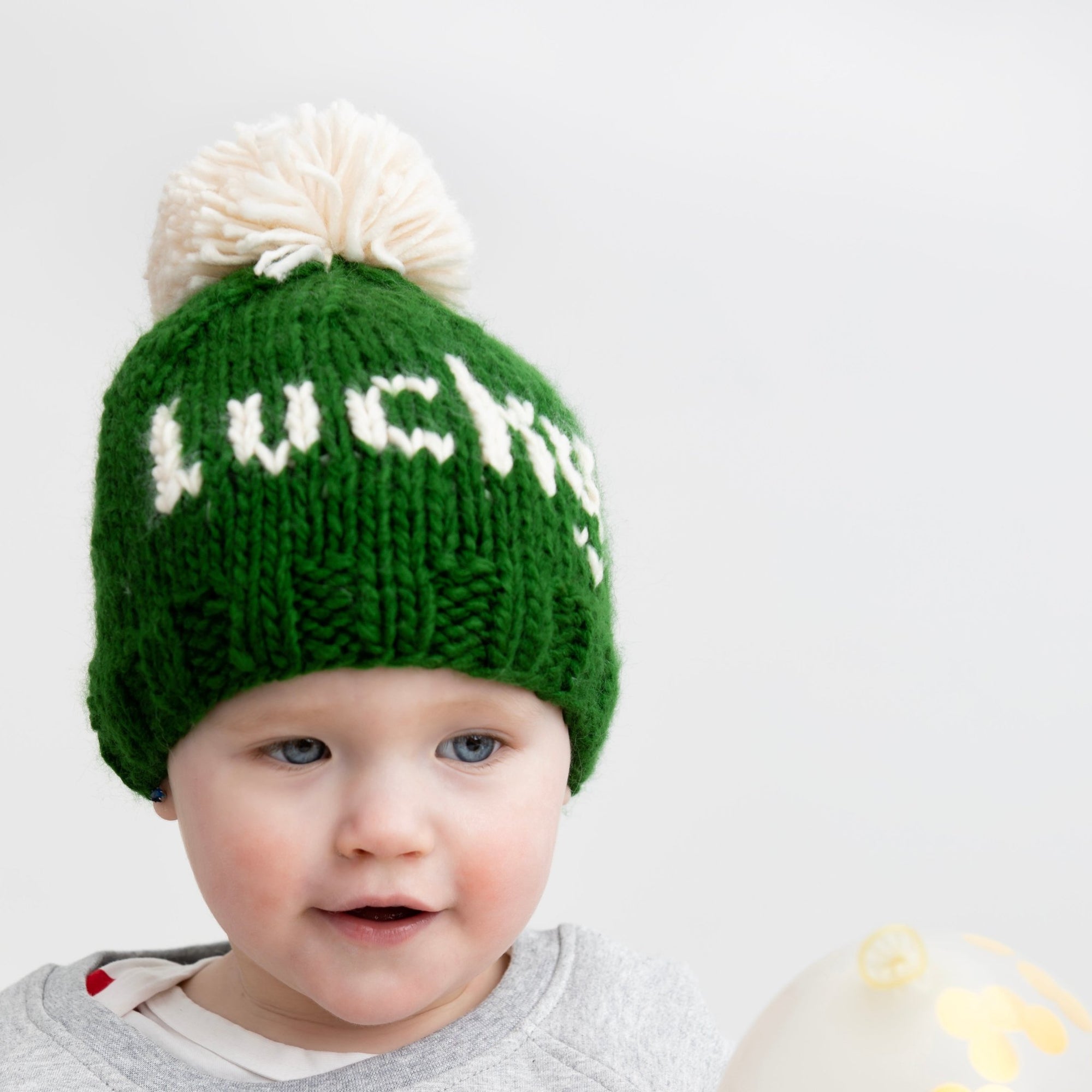 Lucky St. Patrick's Day Hand Knit Beanie Hat - Beanie Hats