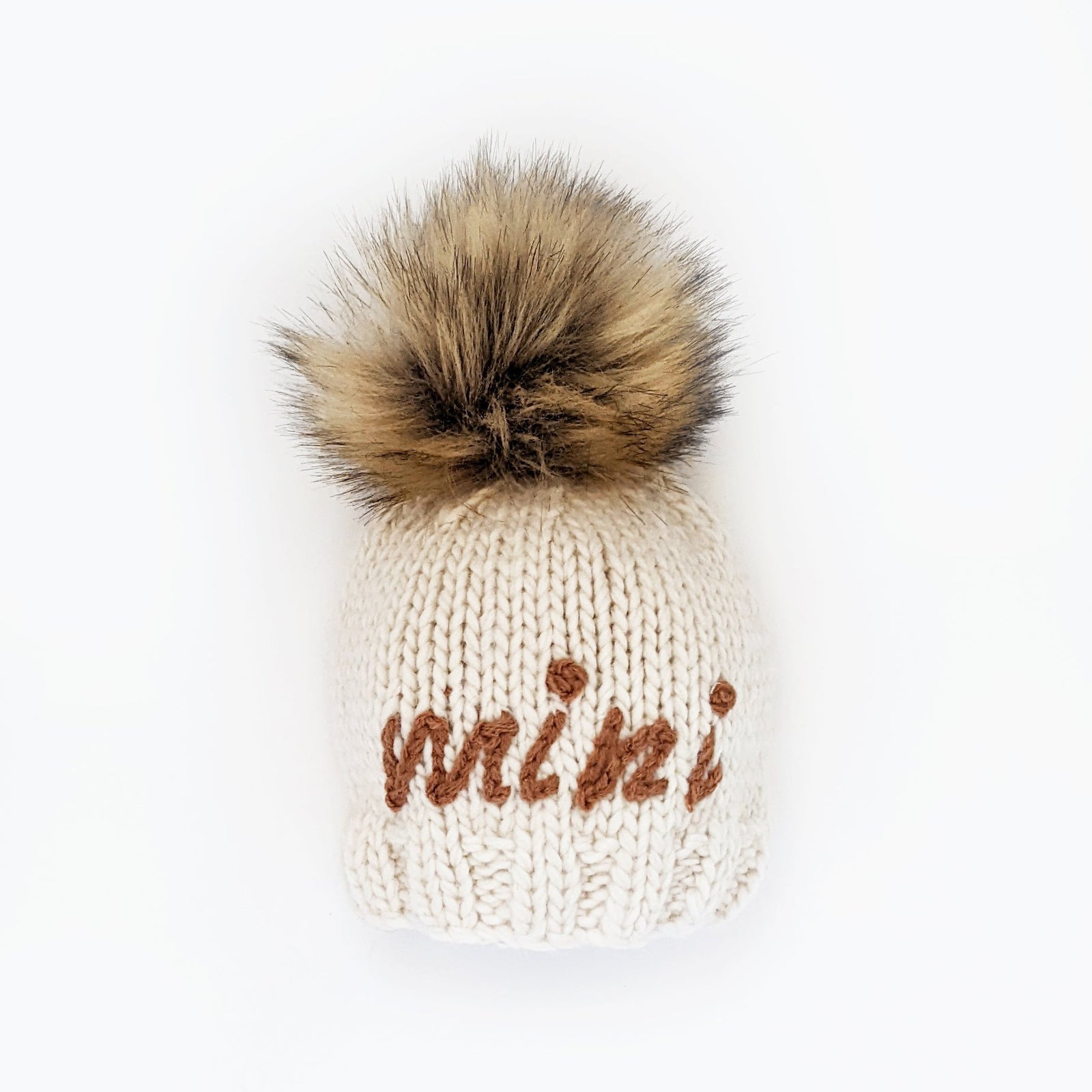 Fluffy Thick Beanie, Bonnet or Skullies, Khaki