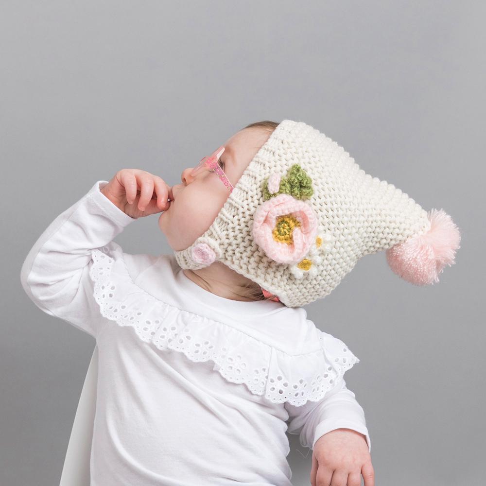 Natural Poppy Bonnet - Beanie Hats