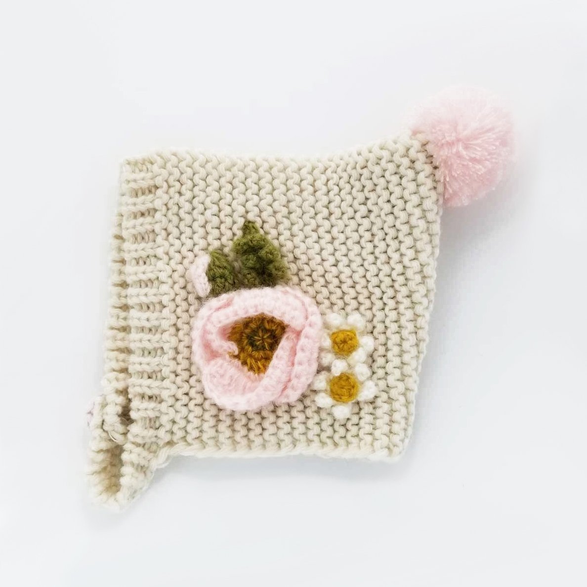 Natural Poppy Bonnet - Beanie Hats