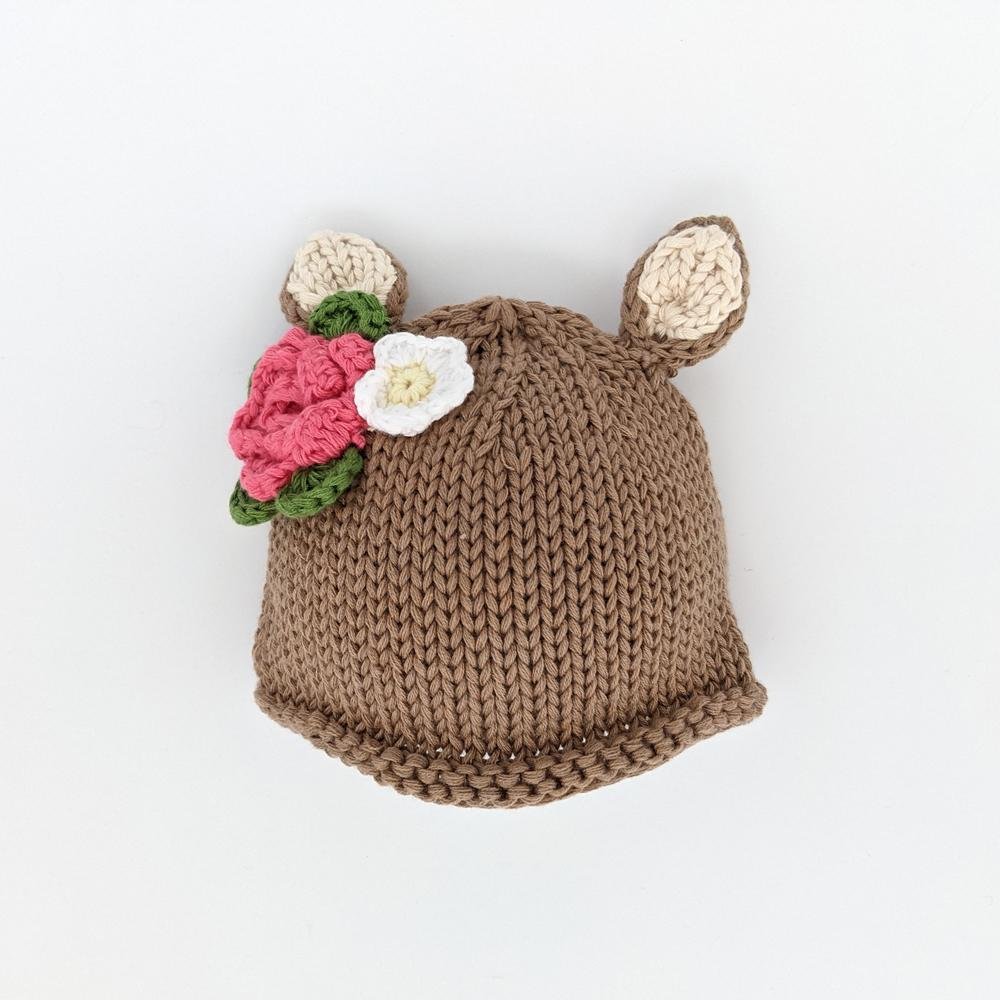 Newborn Doe Beanie Hat - Newborn Knits