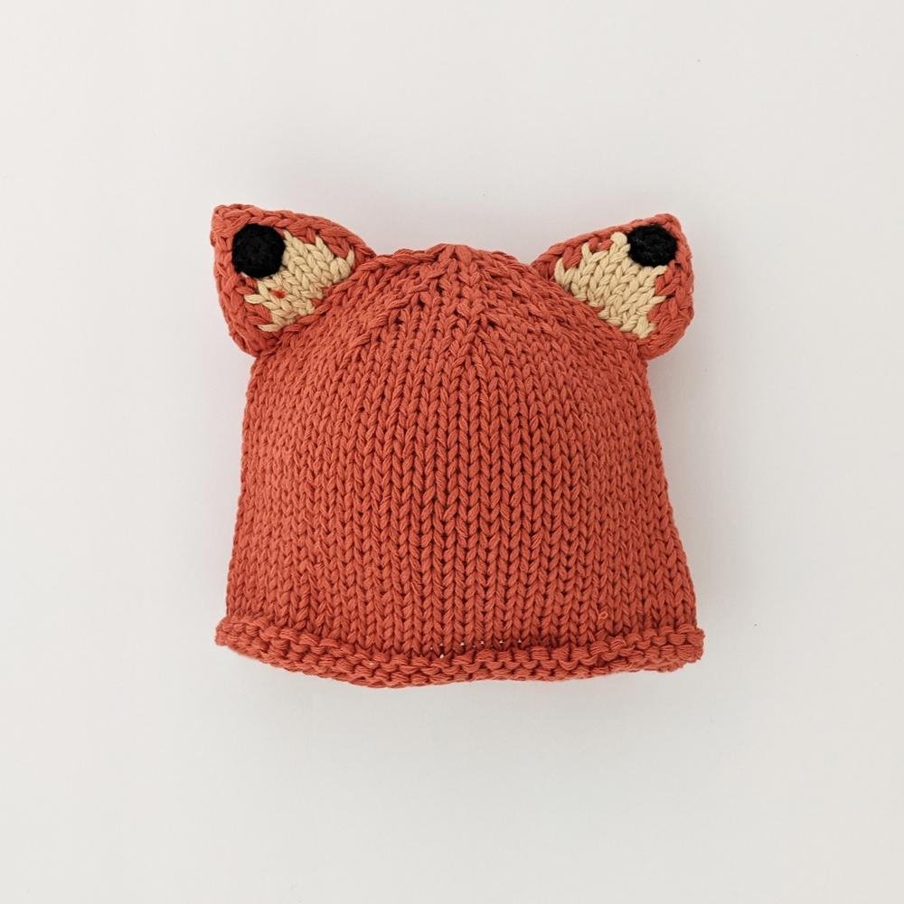 Newborn Fox Beanie Hat - Newborn Knits