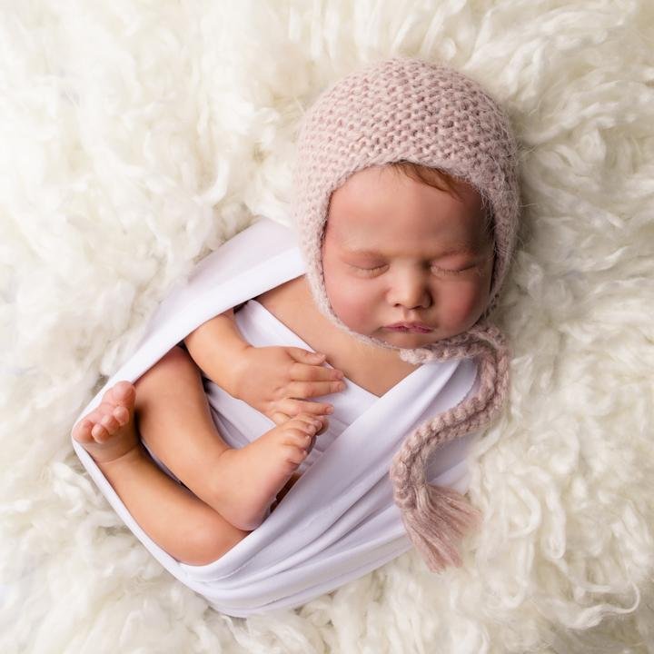 Pink Clip Dot Bonnet for Infants & Toddlers - Huggalugs