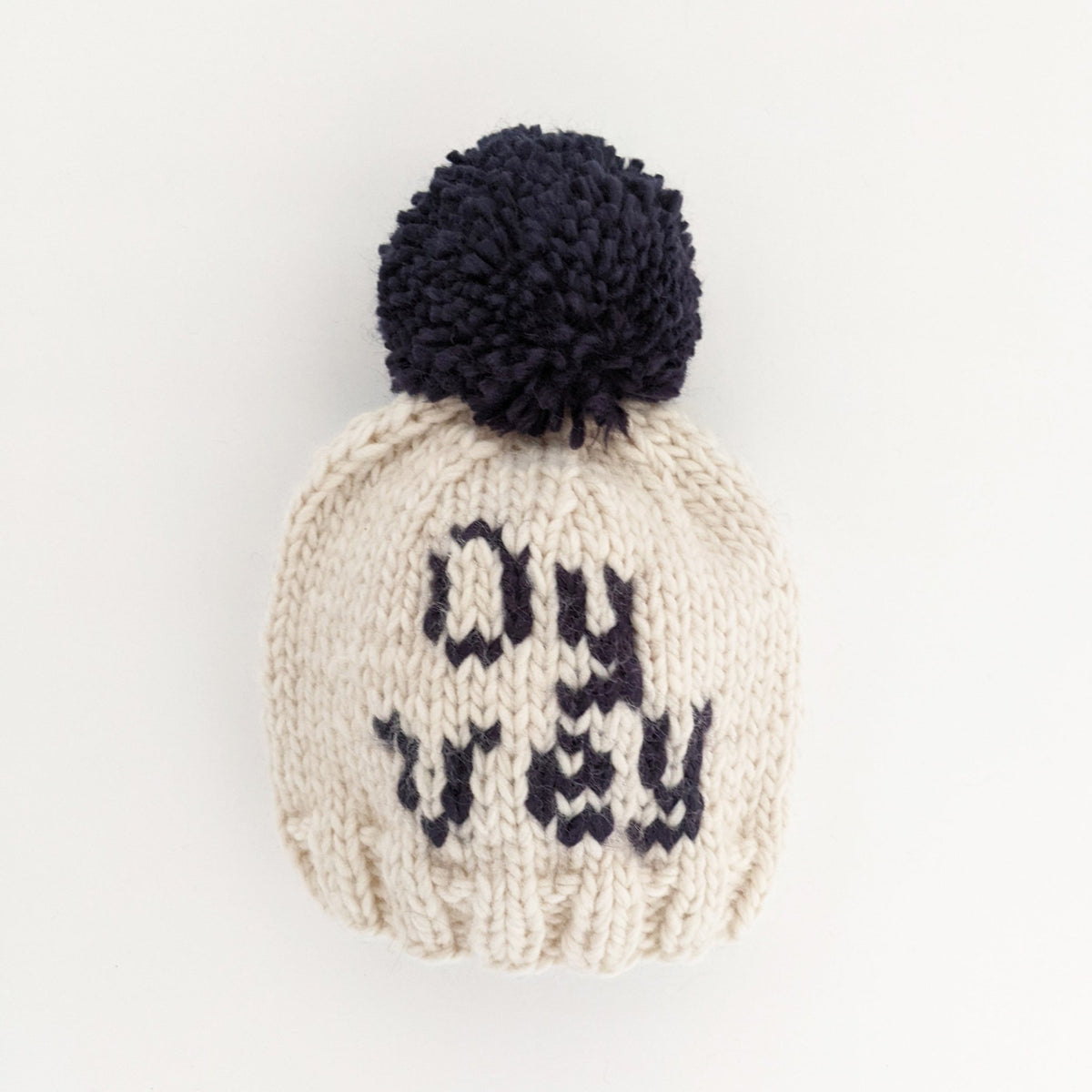 Oy Vey Hand Knit Beanie Hat - Beanie Hats