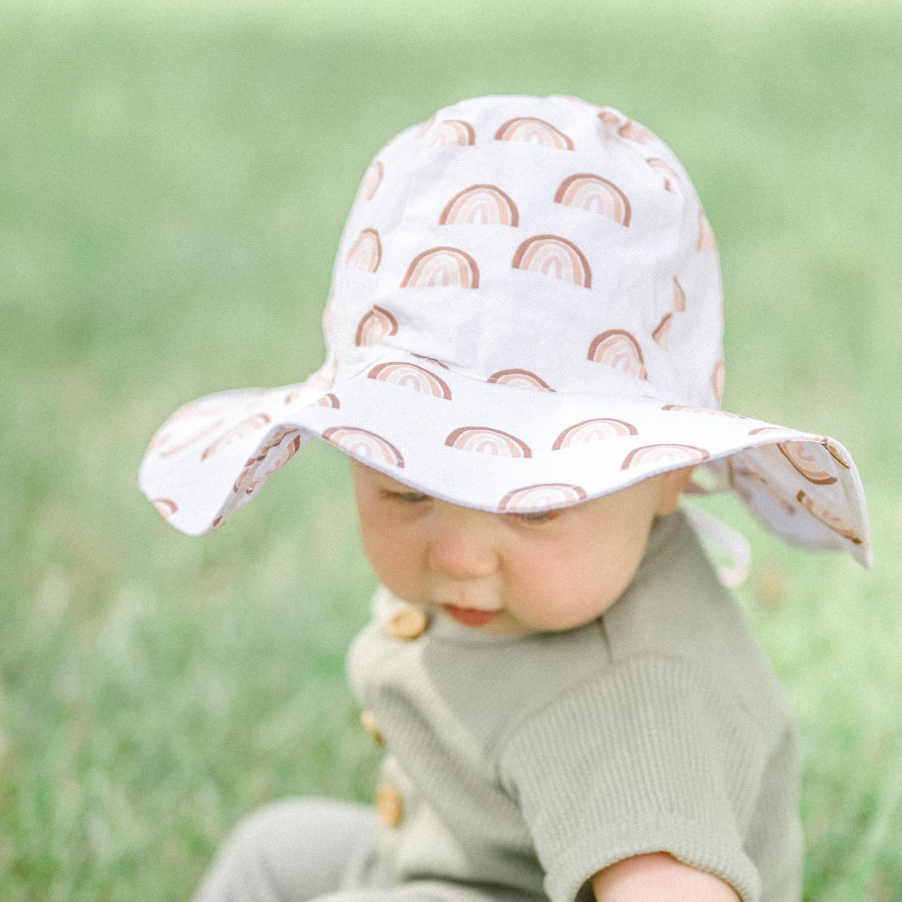 Rainbow Sunhat UPF 50+ with Adjustable Breakaway Strap - Sunhat