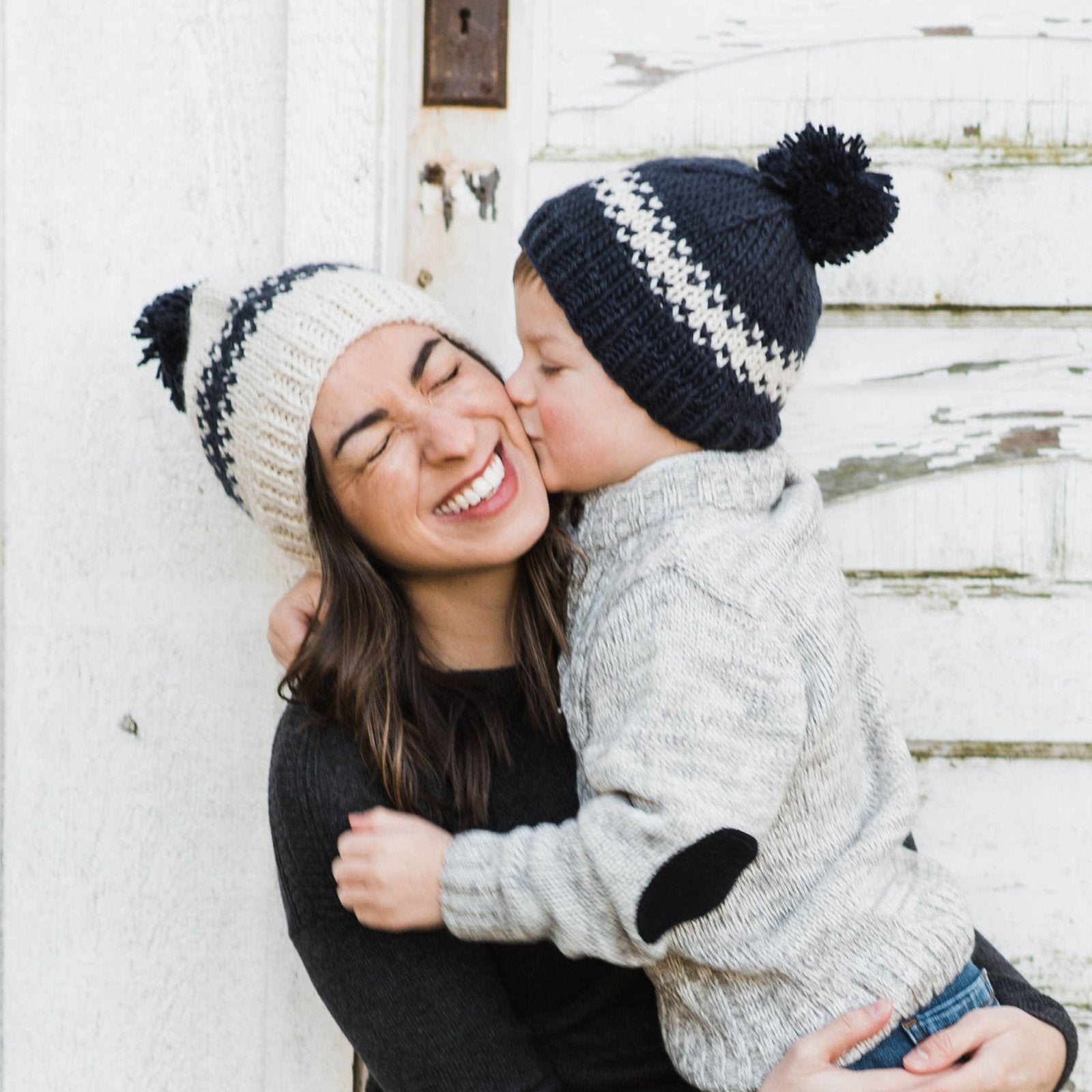 Rebel Indigo Knit Beanie Hat - Beanie Hats