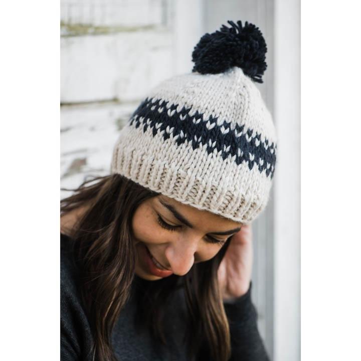 Rebel Natural Knit Beanie Hat - Beanie Hats