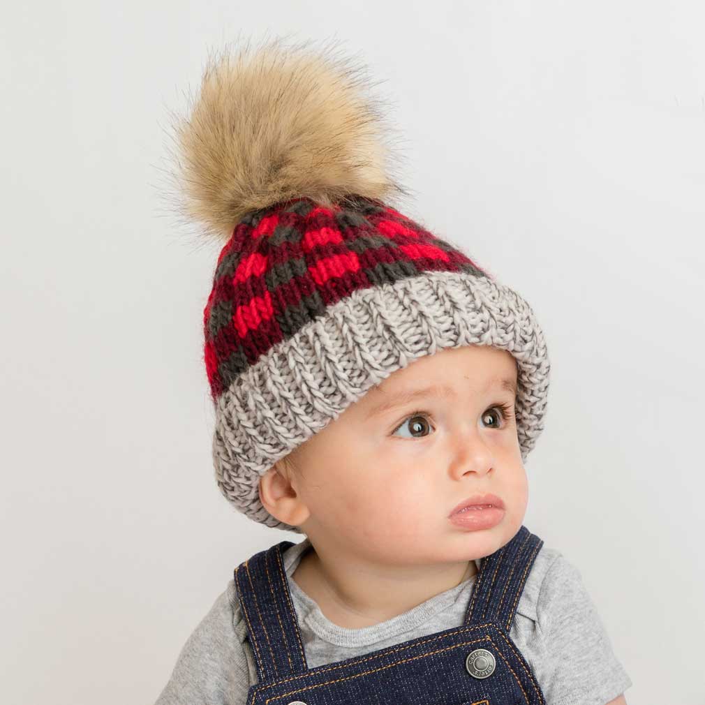 Red pom pom hat online