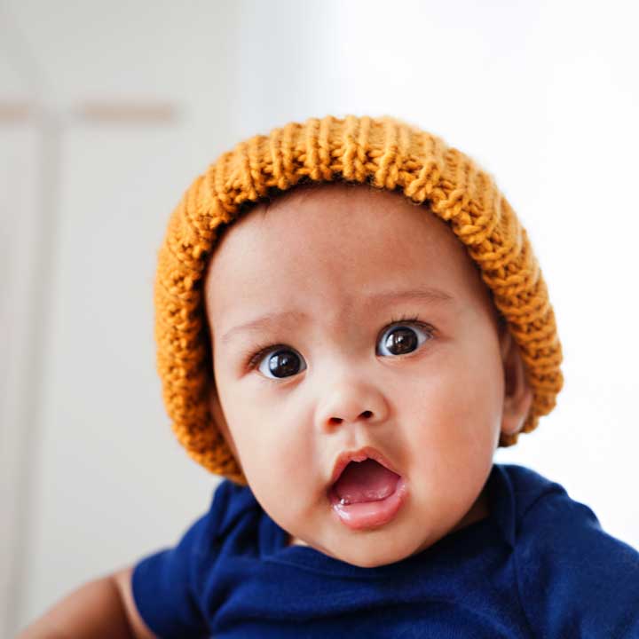 Saffron Gold Cable Beanie - Beanie Hats