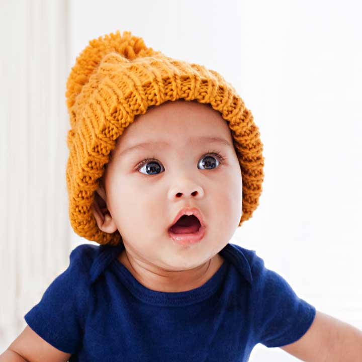 Saffron Gold Cable Beanie - Beanie Hats