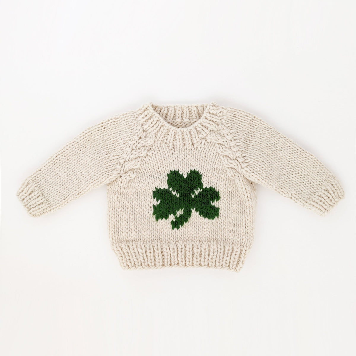 Shamrock Crew Neck Sweater - Sweaters