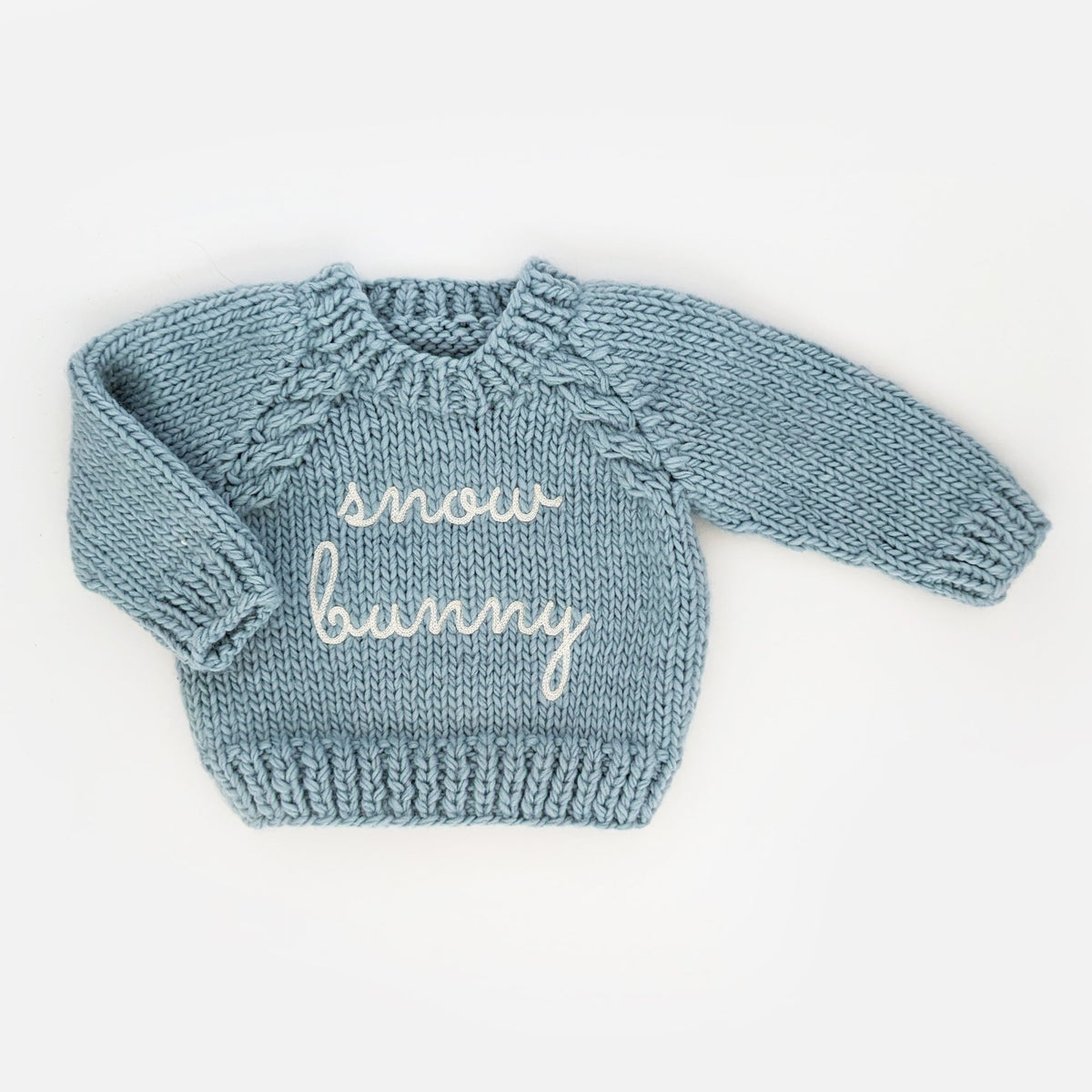 Snow Bunny Surf Blue Crew Neck Sweater for Baby &amp; Toddler - Sweaters