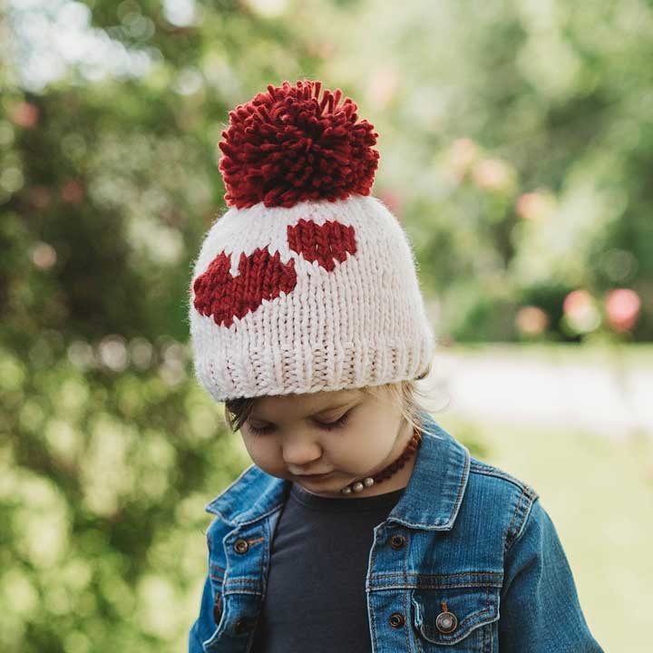 Sweetheart Knit Beanie Hat - Beanie Hats