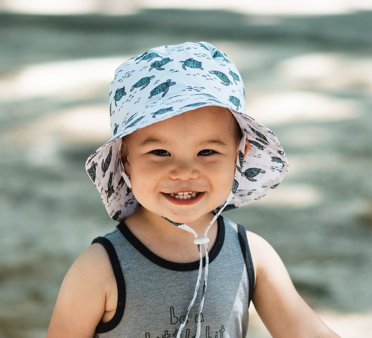 Turtles Bucket Hat UPF 50+ with Adjustable Breakaway Strap - Sunhat