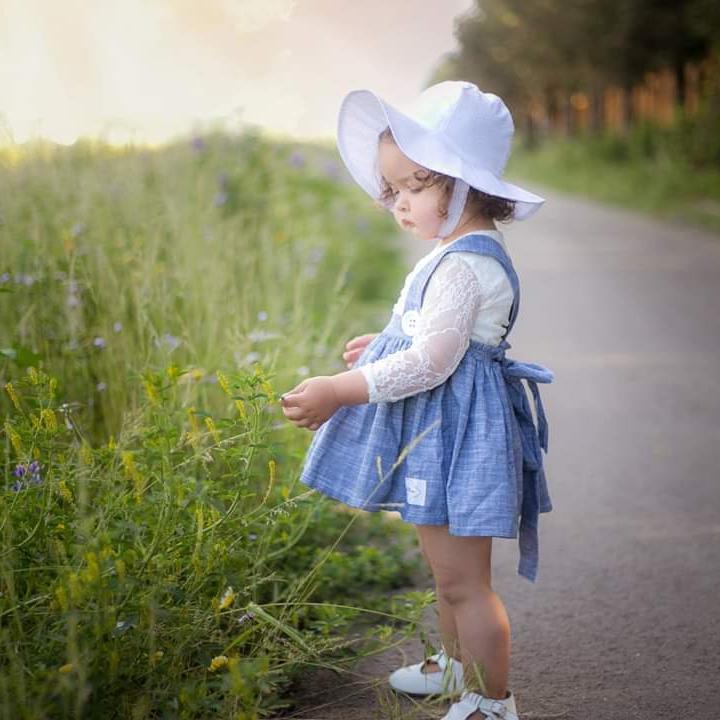 White Seersucker UPF 25+ Sunhat - Sunhat