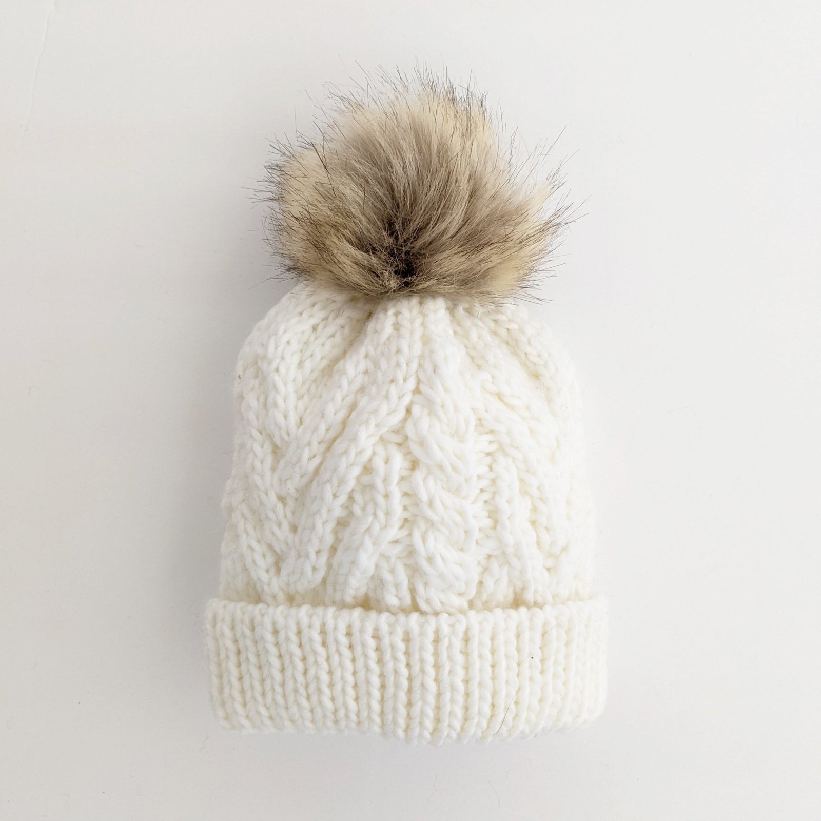 Loden Pop Pom Pom Beanie Hat L (2-6 Years)